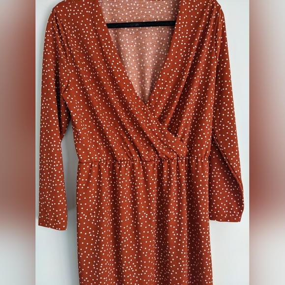 Mango Elastic Waist Wrap Dress - Picture 4 of 9